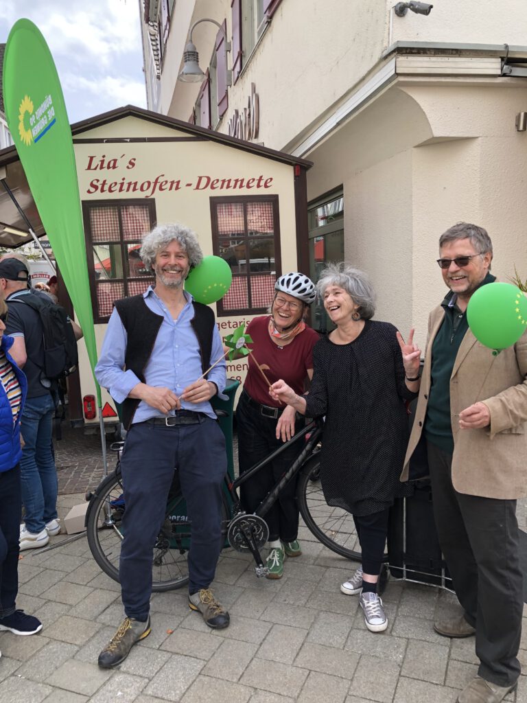 Wahlkampf Auftakt auf dem Marktplatz